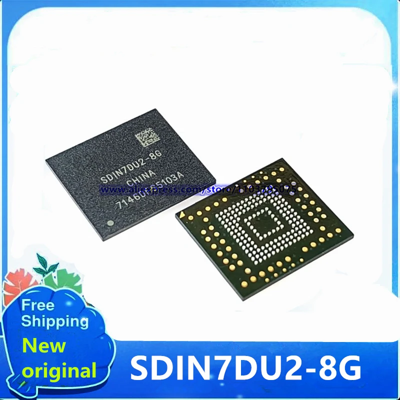 5PCS/LOT 100% New SDIN7DU2-8G SDIN7DU2-16G SDIN7DU2-32G SDIN7DU2-4G SDIN7DU2 EMMC16Gb BGA153 Spot sales