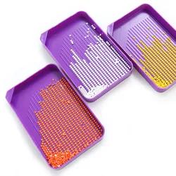 5D DIY Diamond Painting Tool Funnel Design Plastic Big Tray Diamond Embroidery Accessories New Large Capacity Big Drill Plate