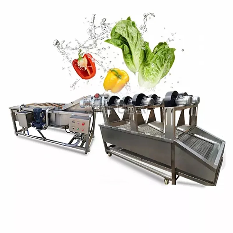 High Quality Vegetable and Fruit Washing Machine Commercial Potato Tomato Washing Machine