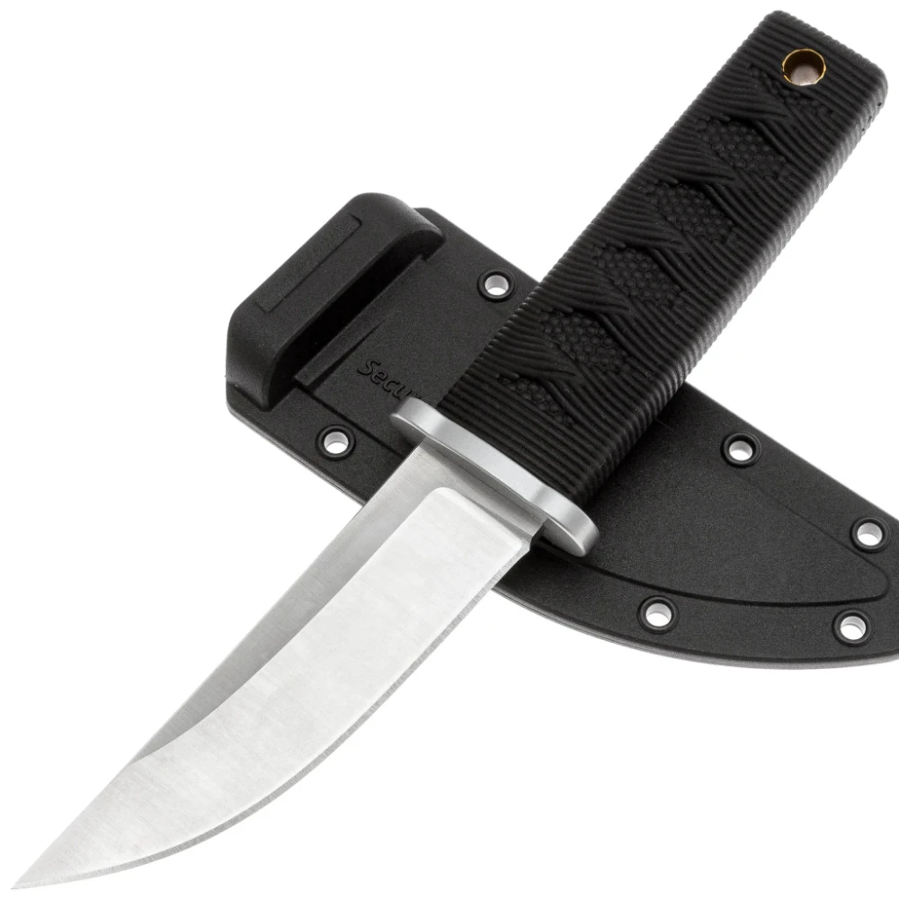 Cuchillo pequeño de espiga completa con descuento, para camping y senderismo al aire libre, hoja 440C, mango de ABS, herramientas de pesca portátiles y duraderas