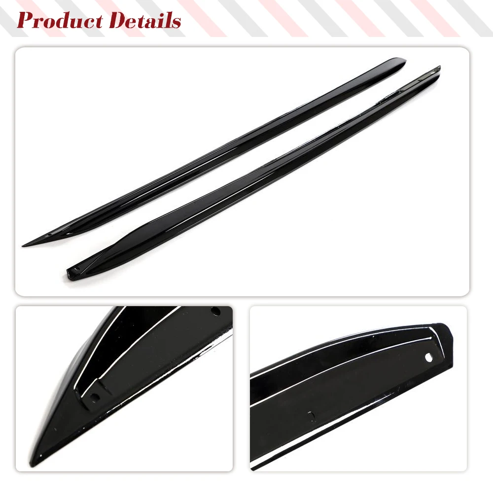 Car Side Skirts for BMW 3 SERIES G20 G21 LCI M SPORT 2023-2024 Under Door Rocker Panels Valance Extension Lip ABS Gloss Black