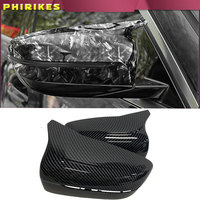 Rearview Side Mirror Covers Cap for BMW 4 5 7 8 Series G11 G12 G14 G15 G16 G22 G23 G24 G30 G31 G38 Carbon Look Replacement