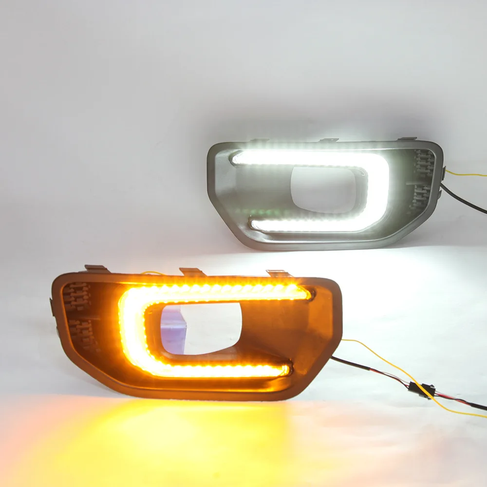 

Vehicle Lamp Modification Replace The Fog Lights on The Bumper Fog Lights Day Light for Ford Ranger Wildtrak 2022 2023