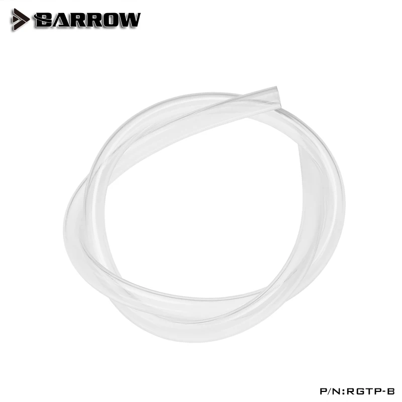 Barrow ID 9,5 mm + AD 12,7 mm (3/8'-1/2') Soft Tube / ID 10 mm + OD16 mm /ID13 mm + OD19 mm PVC-Schlauchschlauch Schwarz Transparent 1 Meter/Stk