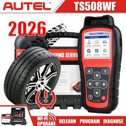 Autel-TS508WF TPMS MX Sensor Outil de diagnostic de voiture, 2025 MHz, 315 MHz, WiFi, Programmation, Service, Programme de réparation d'opathie, Security er le réapprentissage, 433