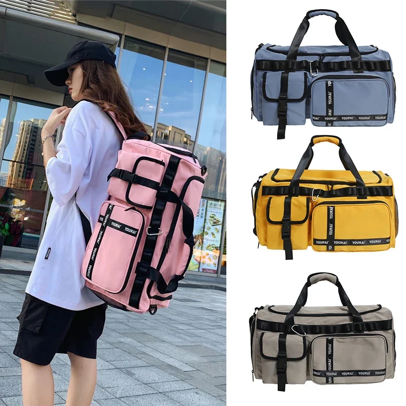 

Big Tactical Backpack Gym Fitness Large College Women Travel Tote Luggage Handbag Shoulder Duffle Sports Bag Suitcases Man WT188