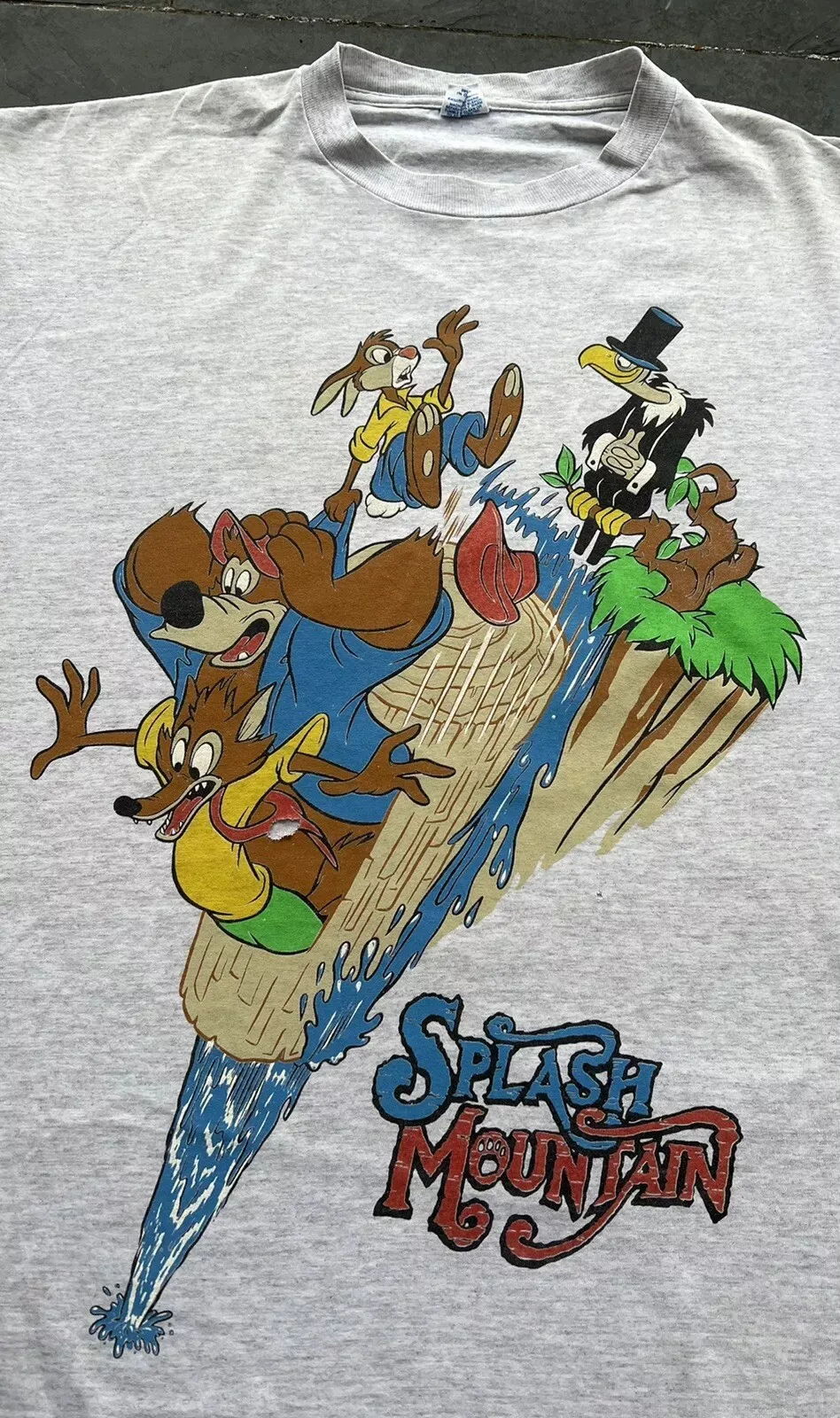 

Splash Mountain Promo Character 1 Sided T Shirt Full Size S-5XL