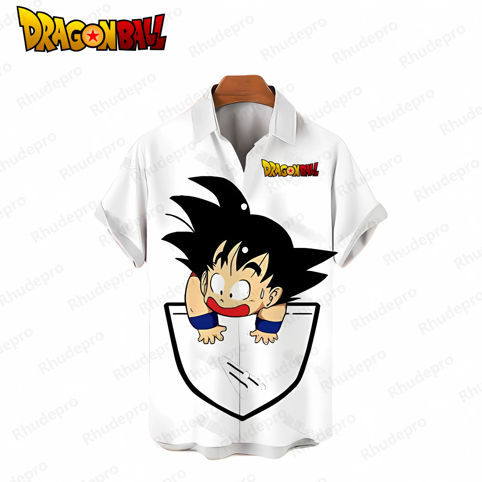 Men's Shirts Vegeta Dragon Ball Z Men's Social Shirt Summer Tops Streetwear Cool Aesthetic Clothing 2024 Europ size Y2k Fashion