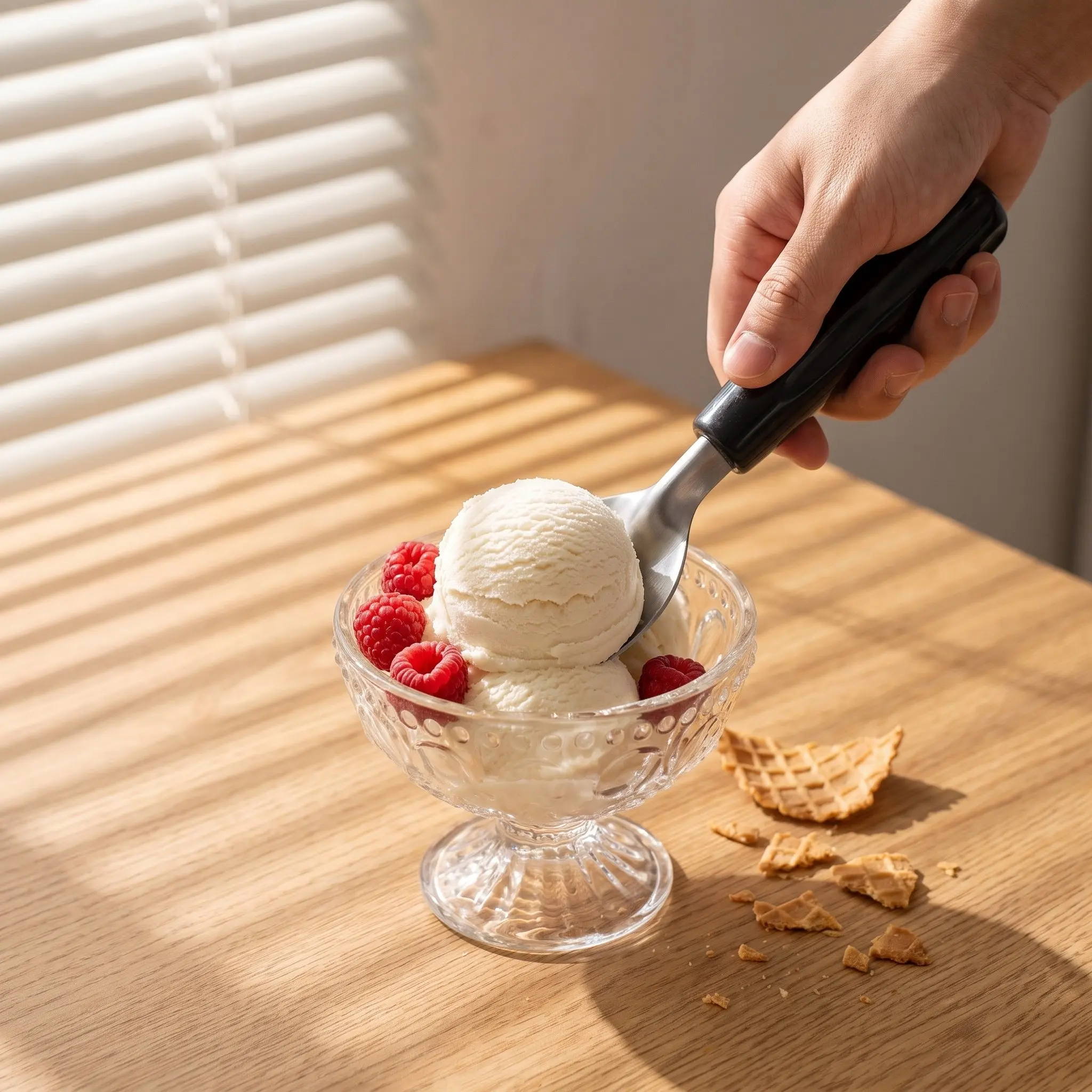 2pcs Stainless Steel Ice Cream Spoons Non-stick Spade Digging Spoon Gelato Scoop Flat Serving Spoon Butter Spatula