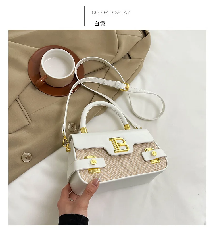 

Premium Bag Women's 2025 New Macaron Multi-color Texture Light Luxury Versatile Shoulder Small Square Bag