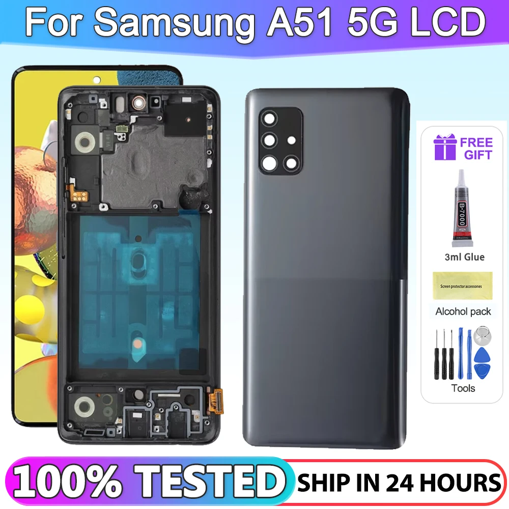 

For Samsung Galaxy A51 5G A516 SM-A516F A516N A516B A516U Lcd Display Touch Screen Digitizer Assembly Replacement