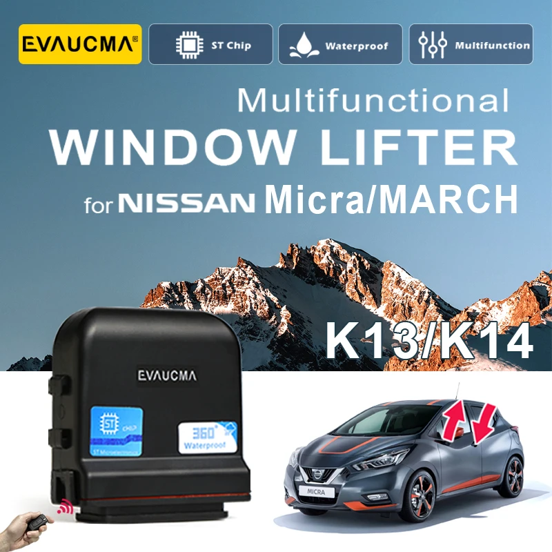 

Original Car Power Window Lifter Close / Open System All For Nissa Micra / March K13 K14 Windows Closer Roll Up Automatically