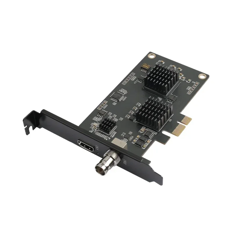 IOCREST 2 Channels SDI+HDMI Compatible HD PCIe Capture Card Switch Game Live Broadcast PS4/NS Camera SLR 4k Recording Vmix
