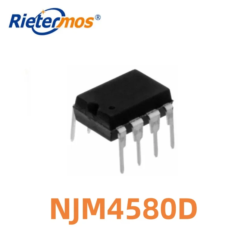 100 pièces NJM4580D NJM4580DD JRC4580 NJM4580 DIP8 JRC ORIGINAL