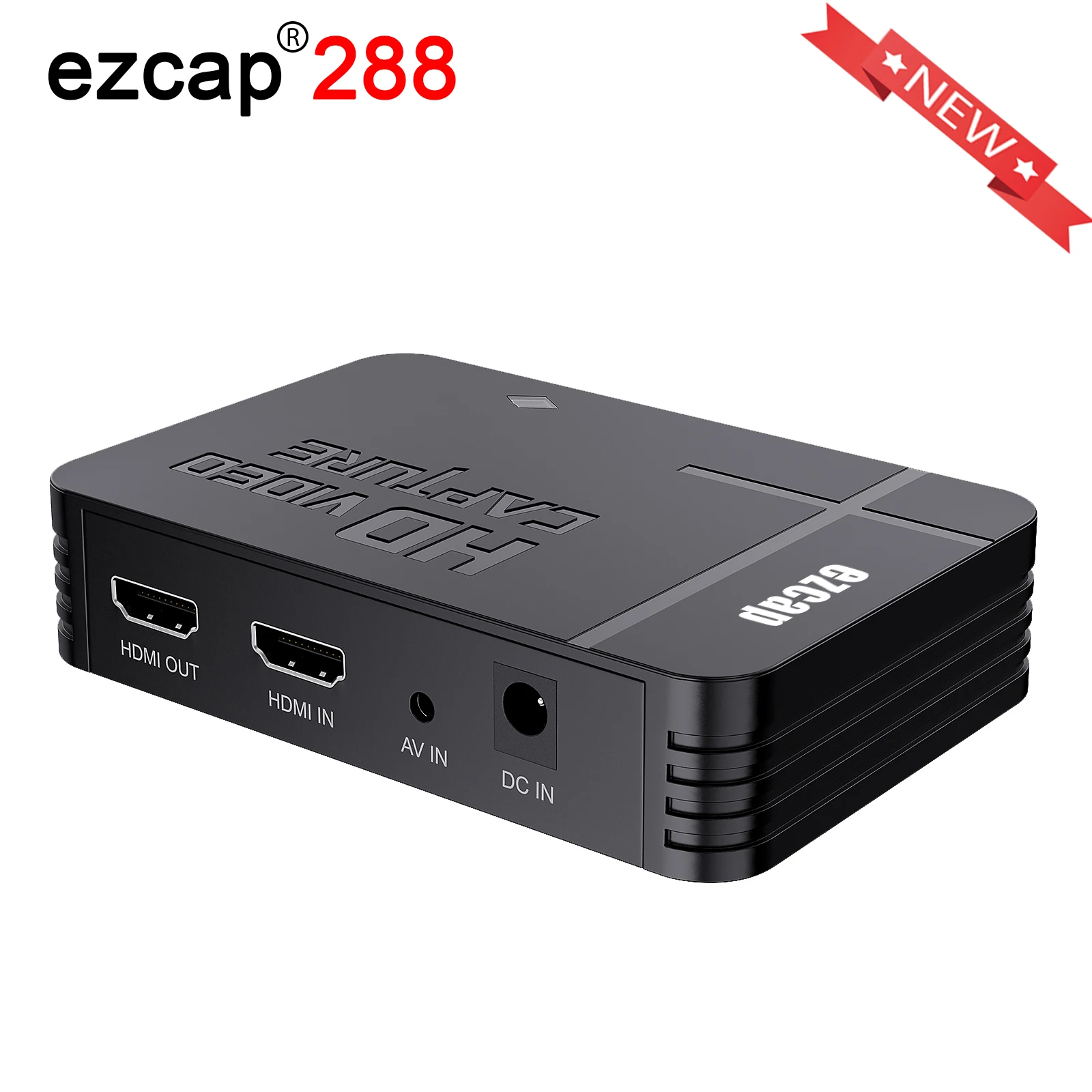 

Ezcap288 Карта видеозахвата композитная HDMI AV Коробка для записи видео на USB флэш-диск нет необходимости ПК микрофон вход Линейный выход HDMI петля