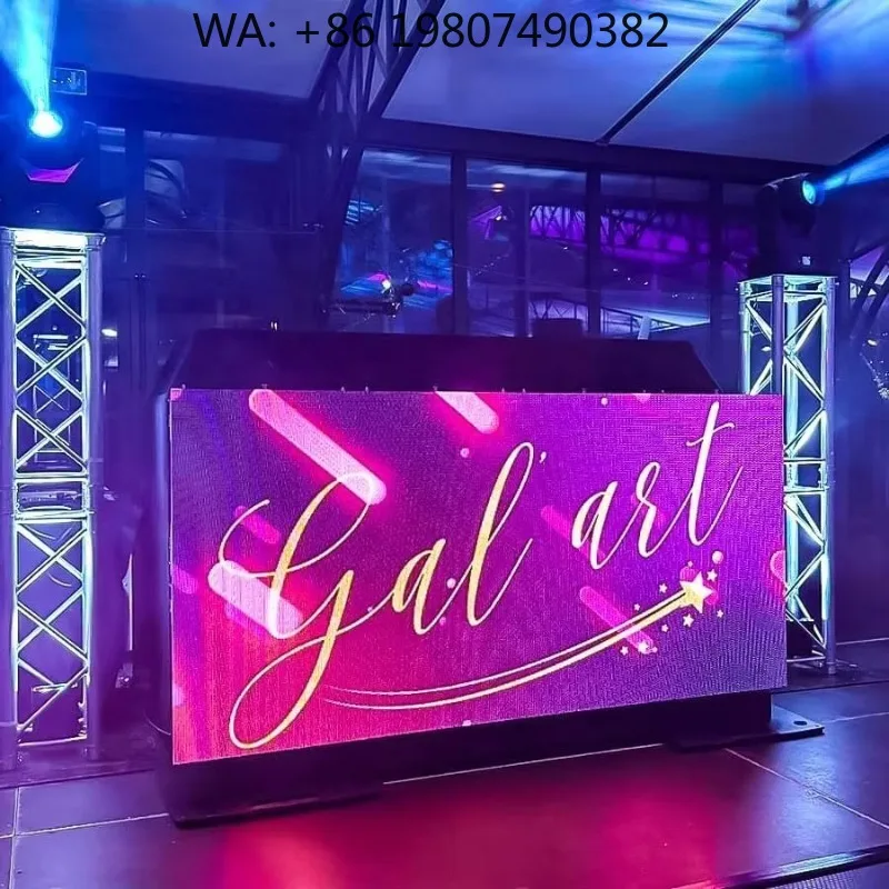 Innovative P2.5 GOB LED Module Panel Curved DJ Table Booth Display Screen for Disco Bar Stage Live Performance Decoration