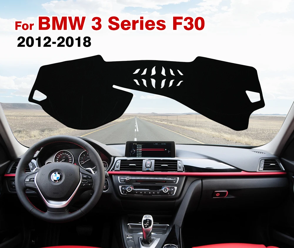 For BMW 3 Series F30 2012 2013 2014 2015 2016 2017 2018 Dash Mat Sun Shade Anti-UV Carpets Car Accessories Car Dashboard Cover