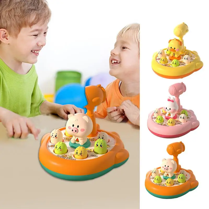 

Kids Hammering Toys Interactive Animal Montessori Children Educational Pounding Toy Cute Sensory Toys With No Battery Kids Toys