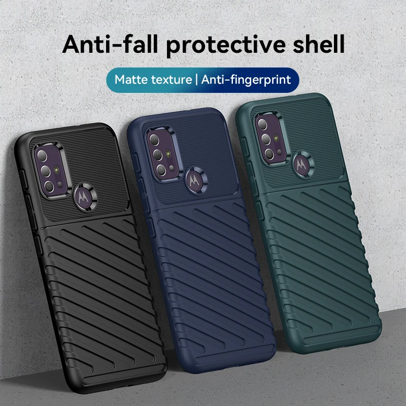 Luxury Shockproof Silicone Phone Case for Moto G10/G20/G30 Lenovo K13 Note/K13 pro - Soft TPU Protective Cover