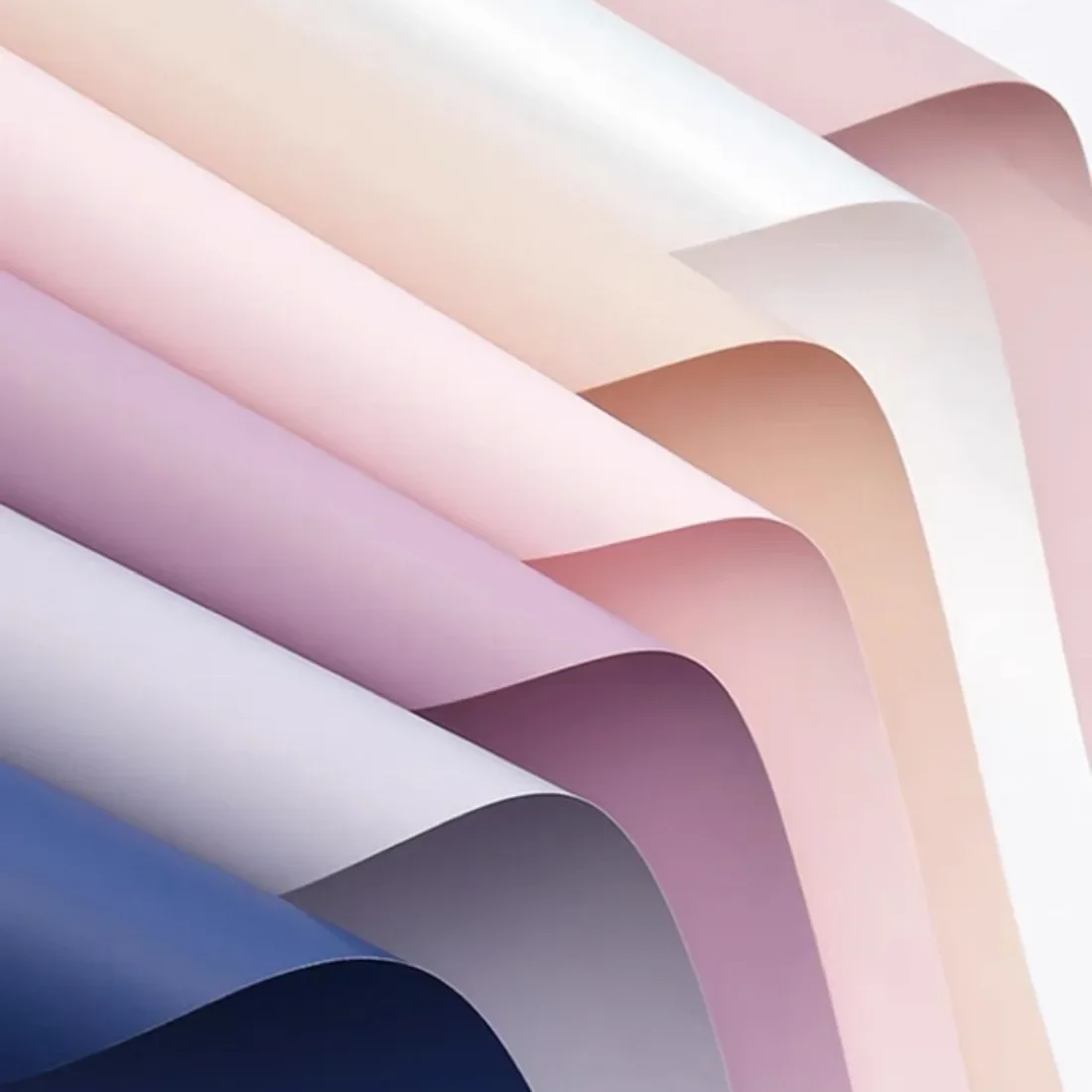 Papel de regalo Floral hecho a mano, resistente al agua, frescura de estilo europeo para tienda de flores, embalaje de ramo, manualidades DIY