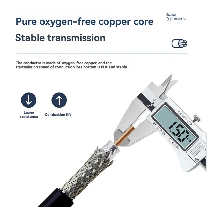 20M RF Coaxial Communication Cable Low Loss Feeder Antenna Transfer Wiring For Antenna, And Satellite Applications