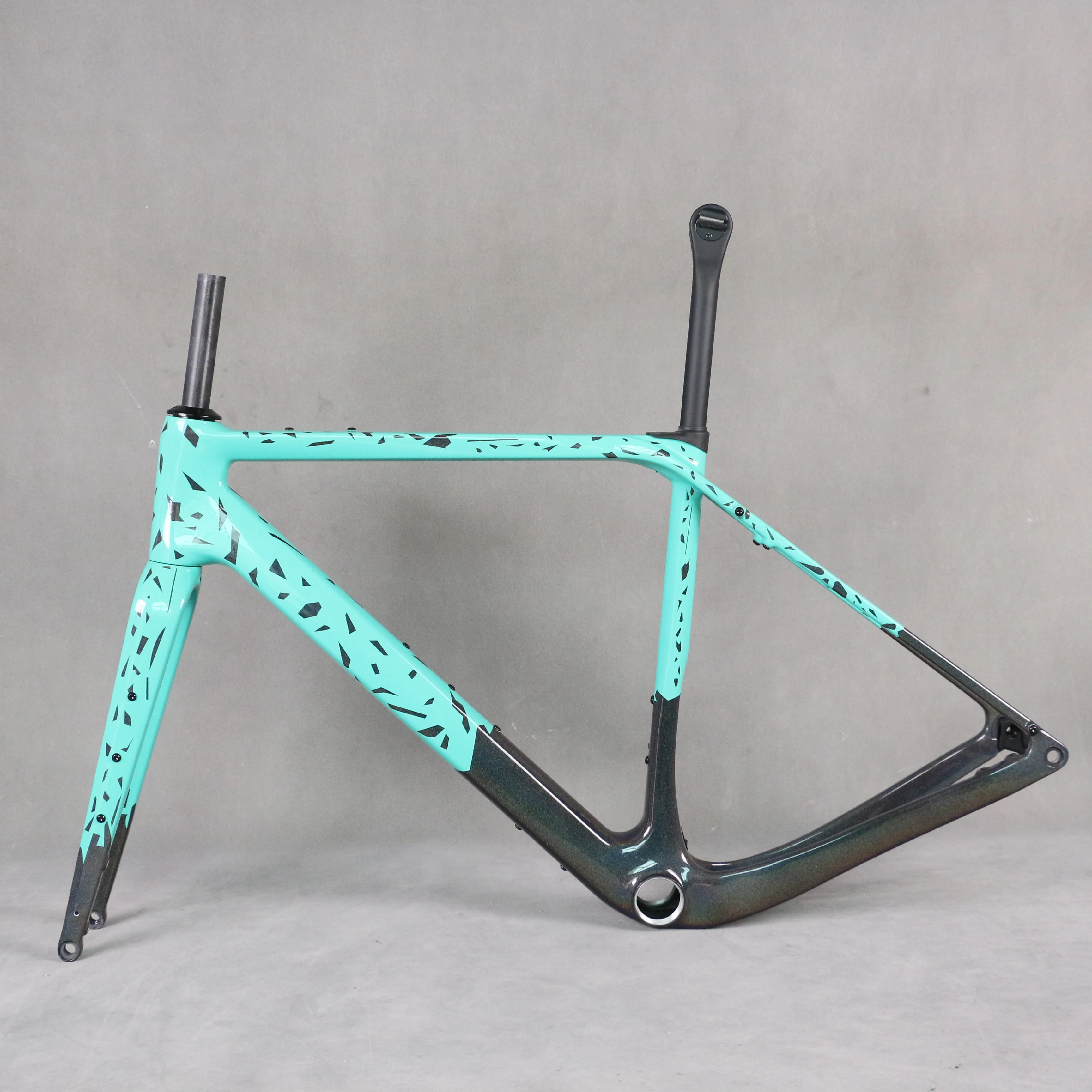 Gravel frame, Full Carbon Gravel Bike Frame, Disc Brake frame ,Bicycle Frameset, Max Tire, BB386 or T47 BB, BB386 frameset ,