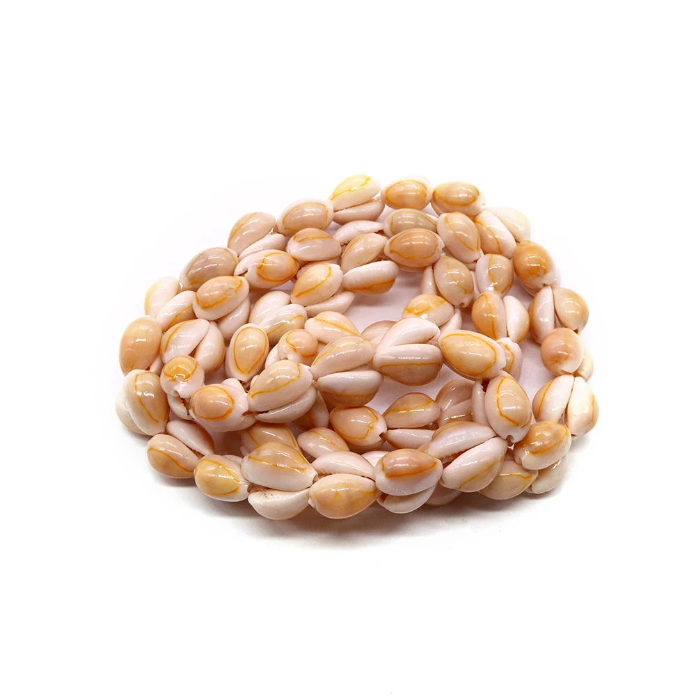 

90cm Beads Natural Conch Snail Shell Cowrie Beach Loose Spaced Beads for DIY Jewelry Necklace Earrings Pendant Key Chain Anklet