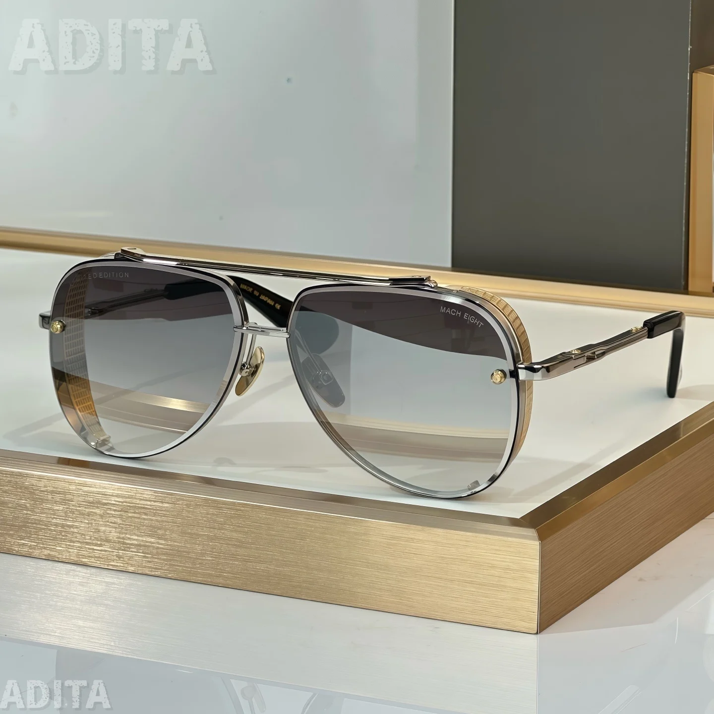 

ADITA MACH EIGHT LIMITED EDITION Top Quality Sunglasses for Men Classic Women Luxury Brand Designer sunglasses UV400 With box