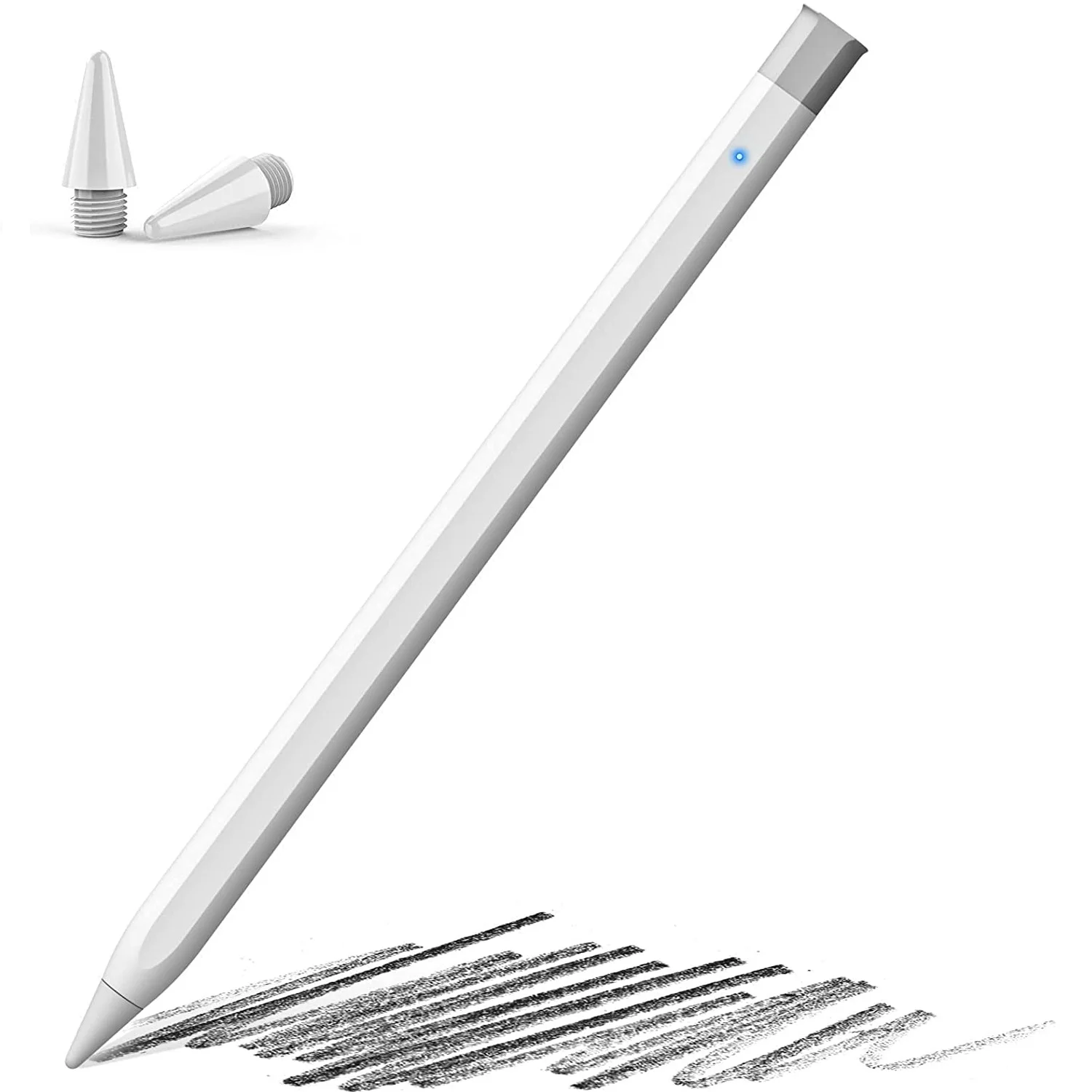 Stylus Bleistift für Apple iPad Tilt Palm Ablehnung Magnetische Befestigen Arbeiten mit iPad 10th 9th 8th 7th 6th Gen iPad air iPad Pro mini