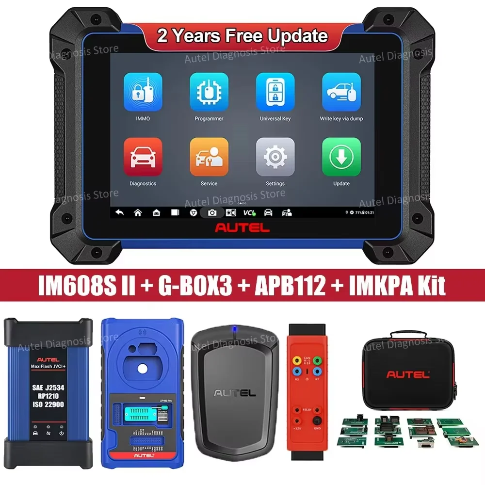 Autel MaxiIM IM608S II Komplettset OBD2-Scanner Schlüsselprogrammierer IMMO Schlüsselprogrammierung Kfz-Diagnosegerät ECU-Codierung PK IM608 – Detail 9