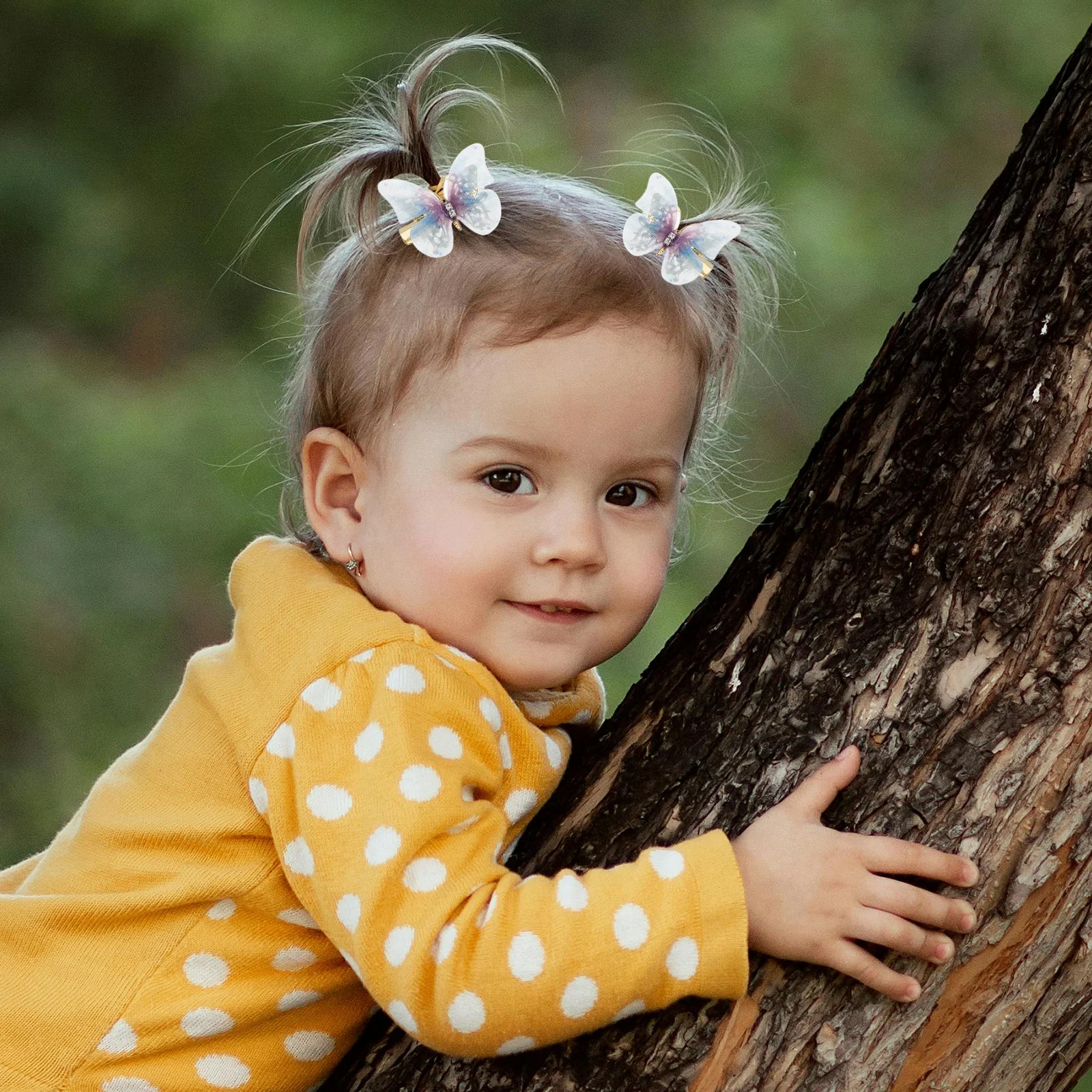 

10Pcs Children Hair Clips Small Butterfly Hairpins Elegant Practical Hair Accessories for Girls Banquet Wedding Everyday