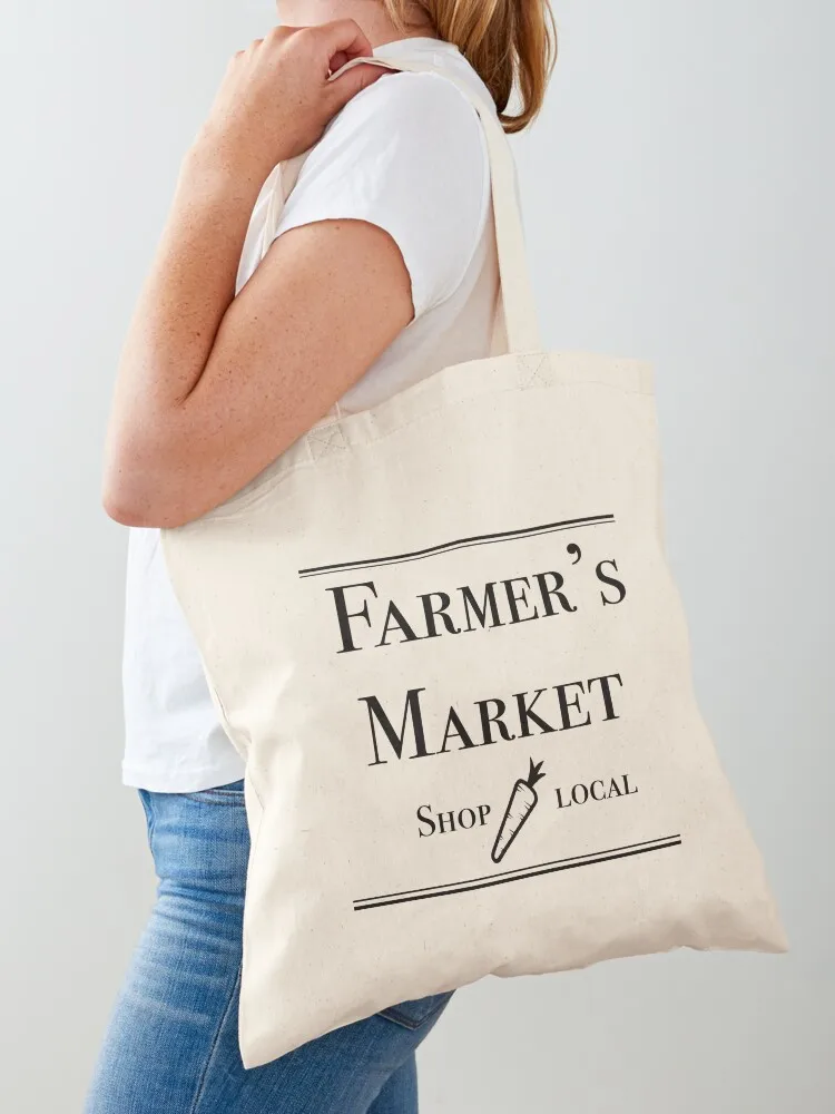 Farmer's Market Tote Bag Tote Bag Canvas shoulder bag eco folding sacs de shopping Canvas Tote