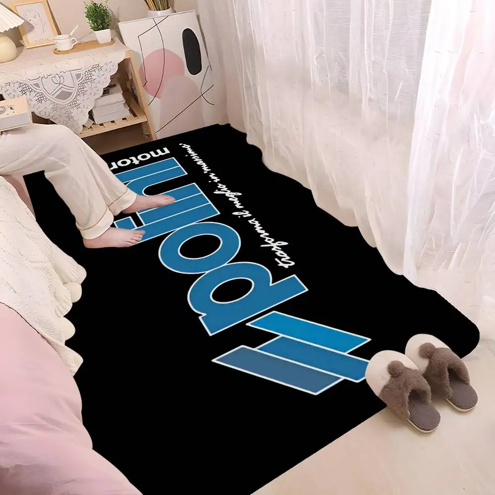P-Polini Italy Scooter Race Room Mats Cheaper Anti-slip Modern Living Room Balcony Printed Welcome Rug