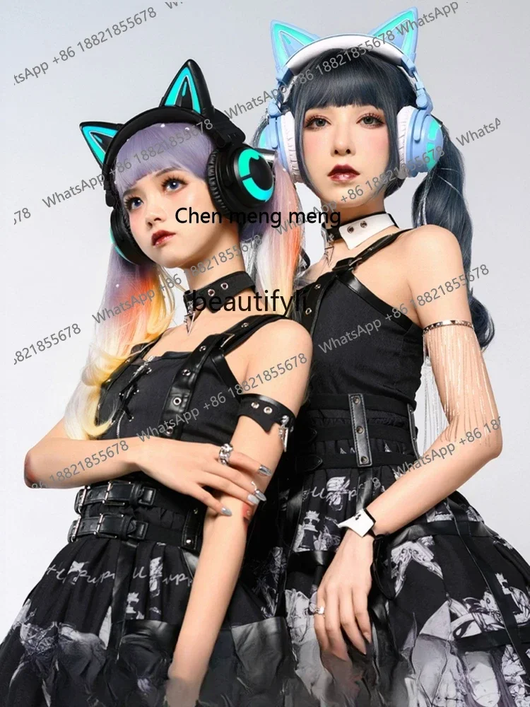New arrive Cat Ear Headset 3G Couple's Headset Bluetooth Wireless Headset Girl Noise Reduction