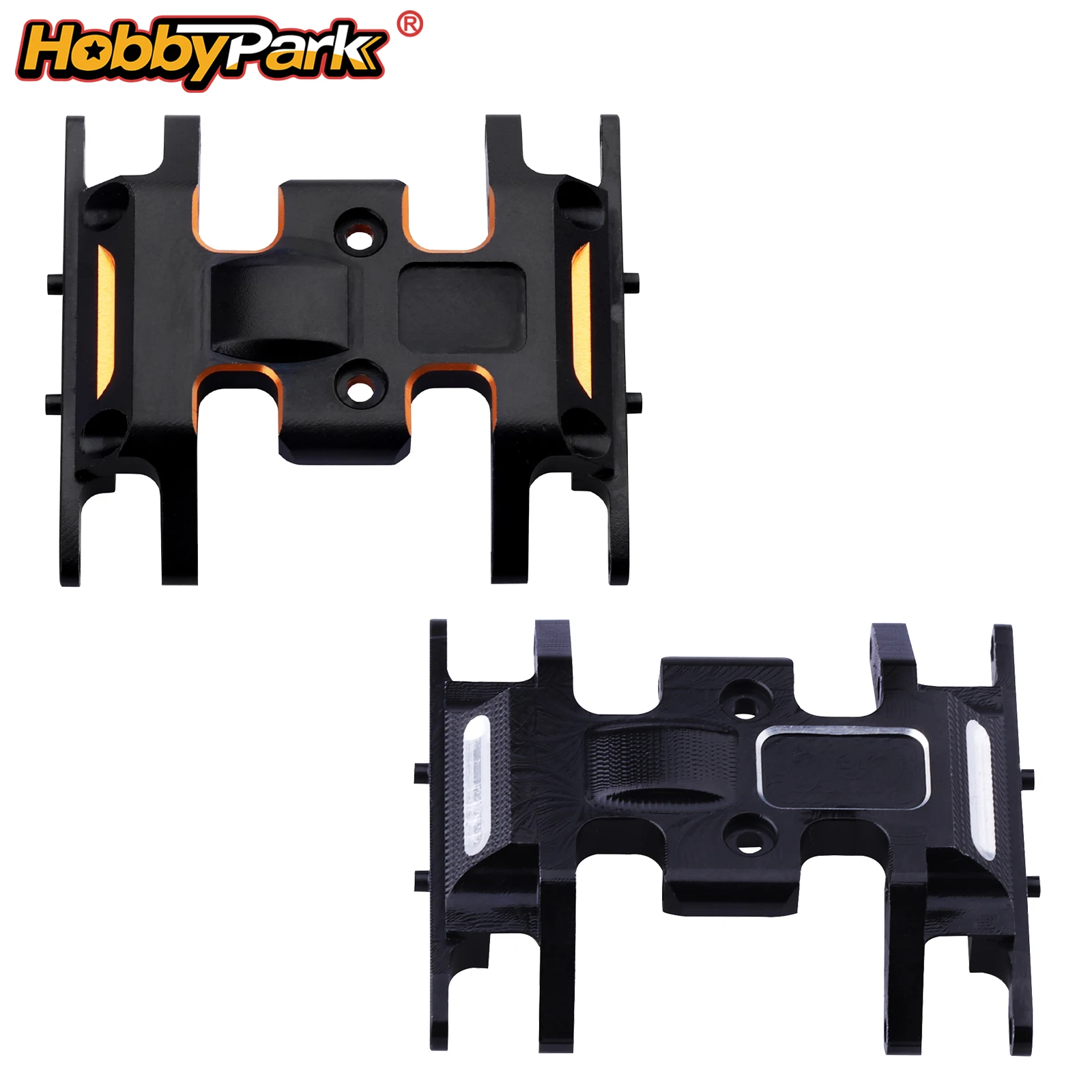 HobbyPark Aluminium-Unterfahrschutz Getriebeschutz für SCX24 Deadbolt 1/24 RC Crawler Chassis Upgrades