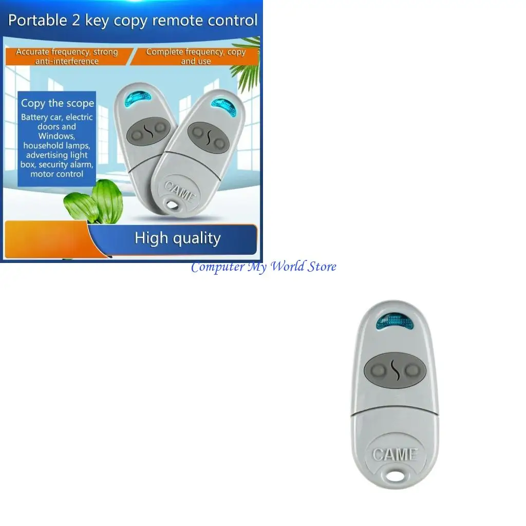 

2 клавиши удаленного контроллера Клонирование 433 МГц универсальный гараж