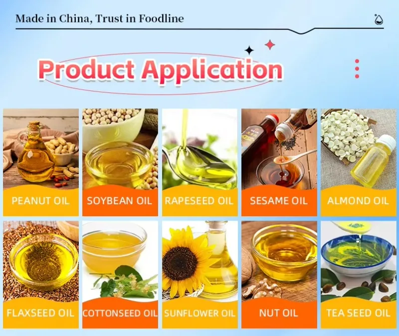 Commercial Oil Press Production Line Automatic Industrial Oil Extractor for Sesame, Peanut and Sunflower Seeds