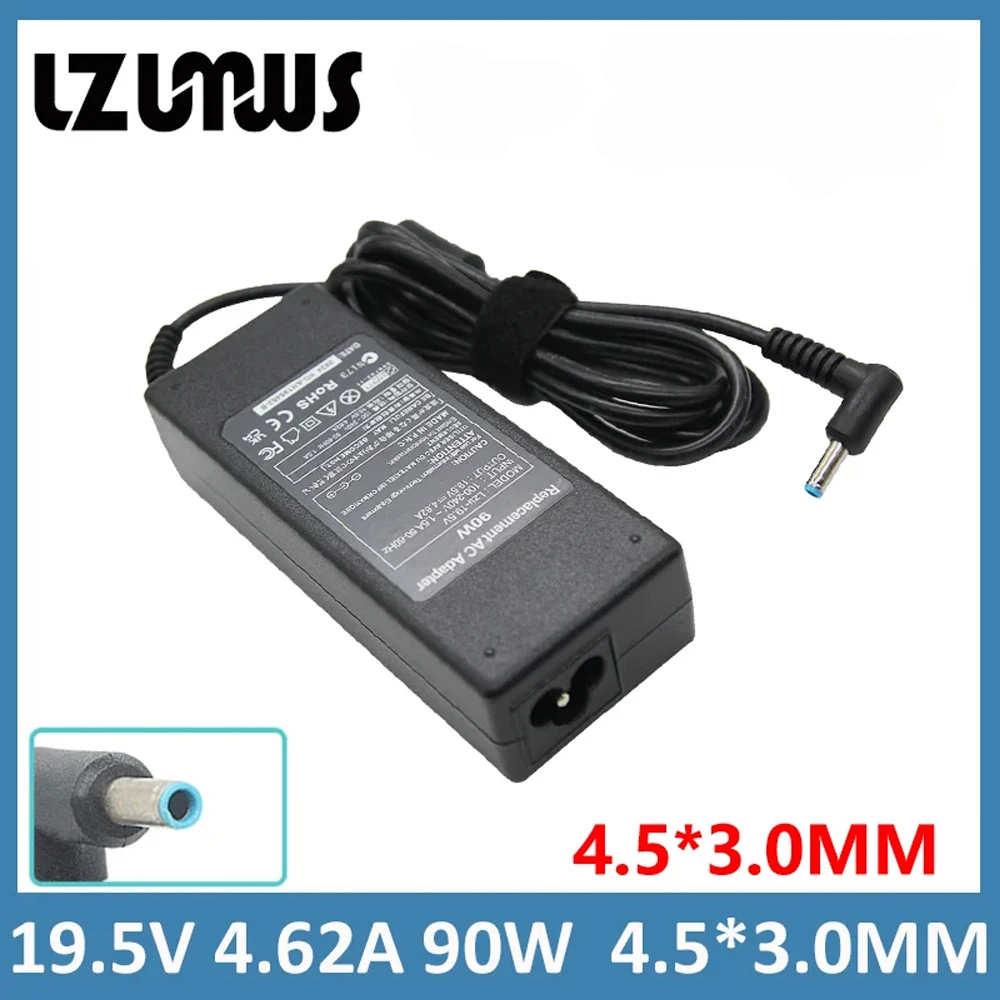 19.5V 4.62A 90W 4.5*3.0MM AC Laptop Charger Power Adapter For HP Pavilion 14 15 Envy Sleekbook 17 17-j000  PPP012C-S Stream 11