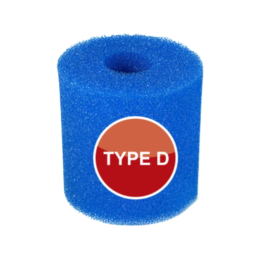 Swimming Pool Filter Foam Reusable Sponge Cartridge Suitable Bubble Jetted Pure SPA For Intex S1 Type Filter Pool Accessories