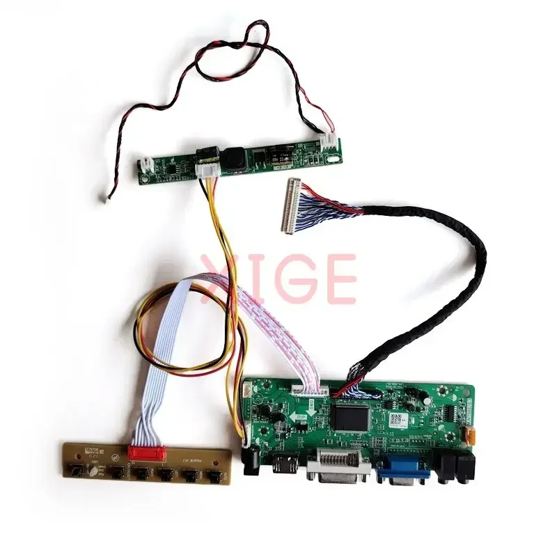 Imagem -04 - Tela Controlador Driver Board Kit Matriz Faça Você Mesmo Compatível com Hdmi Dvi Vga 236 Lvds 30 Pinos Hm236wu1 Hr236wu1 M236mwf2