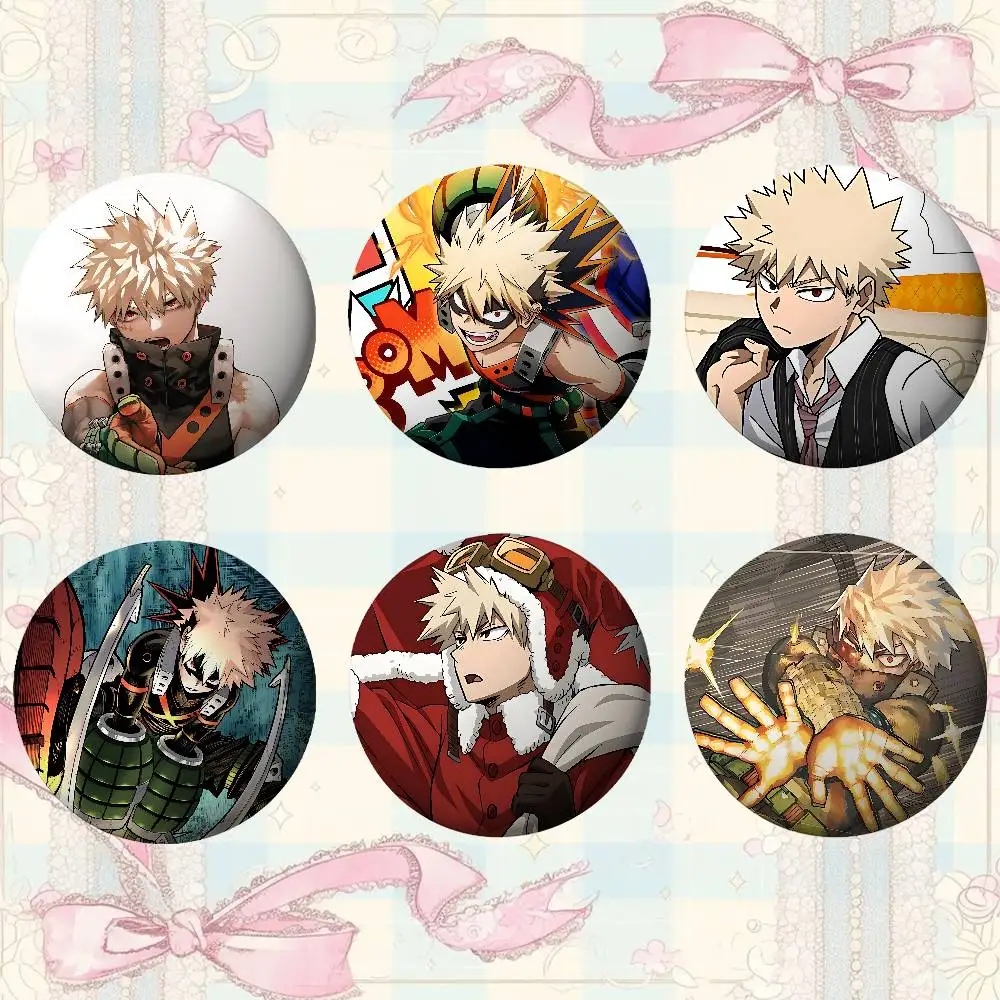 Cool B-bakugo Katsuki For Clothes Anime Enamel Pin Cute Things Cartoon Cosplay Badges On Backpack Brooch Art Gifts