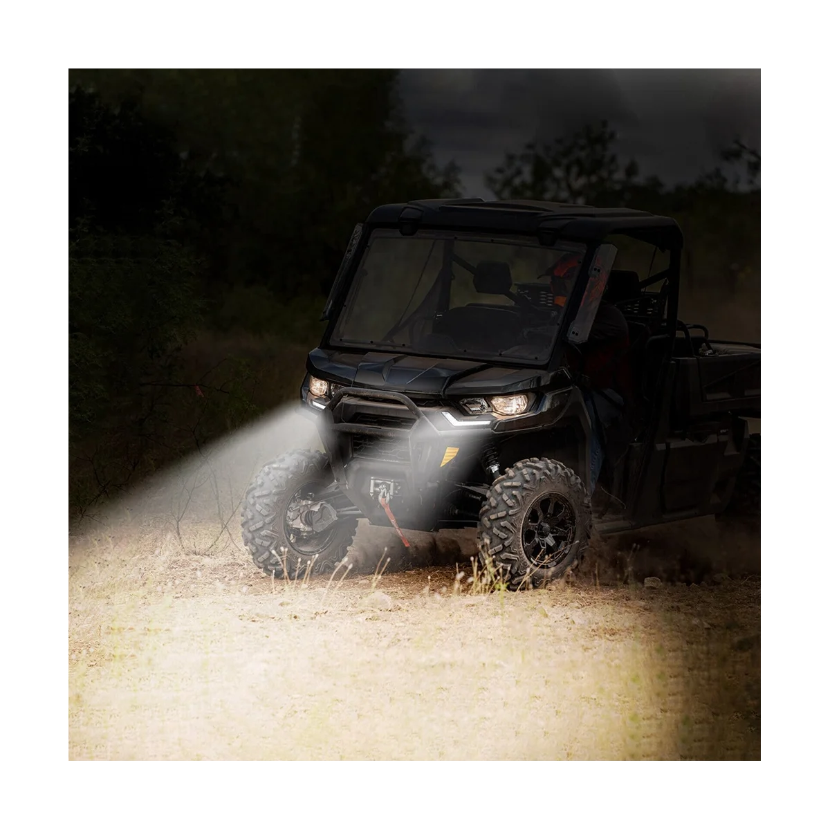 ATV Front DRL Turn Signal with Yellow Flashing Lights for Can-Am Defender 2020