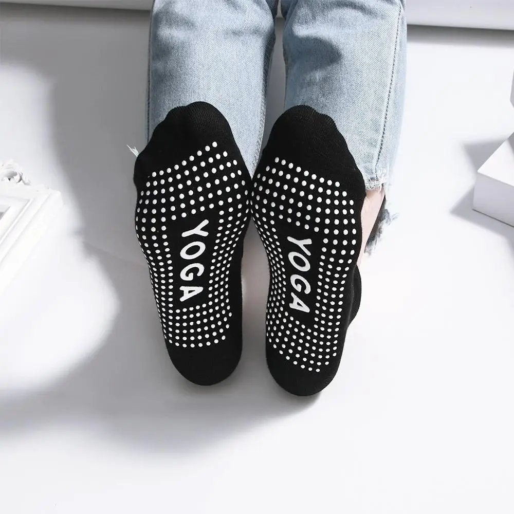 الرياضة الكاحل المضادة للبكتيريا المضادة للانزلاق بيلاتيس جورب الولبا الرياضة القطن الباليه اليوغا الجوارب باري