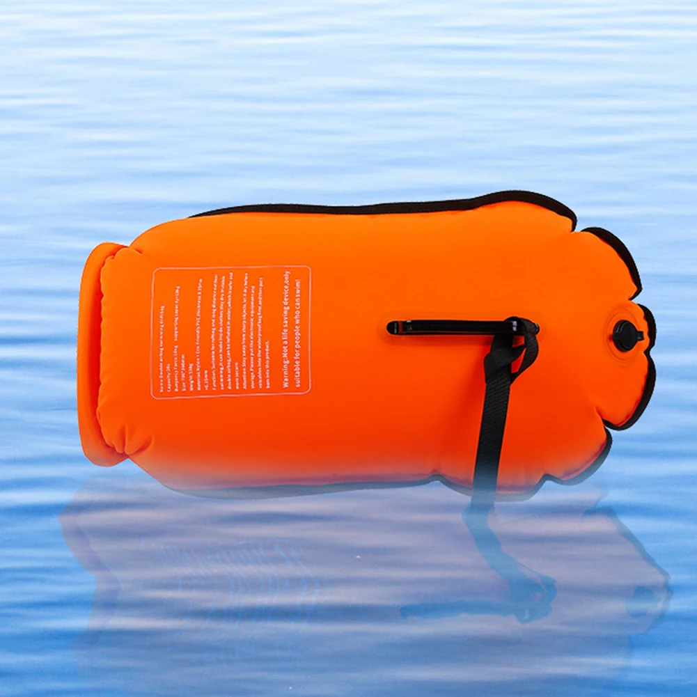 PVC Swiming Bucket Dry Bag Lightweight Waterproof Rafting Boating Bag Inflatable with Handle Easy Installation for Water Sports