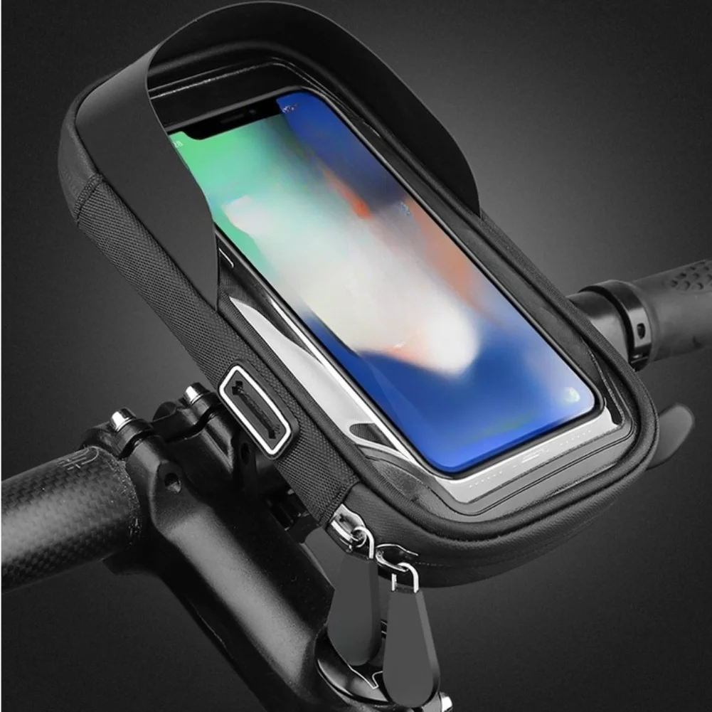 Waterproof Bike Phone Mount With Touch Screen Sun Visor Motorcycle Bicycle Phone Holder Cycling Accessories