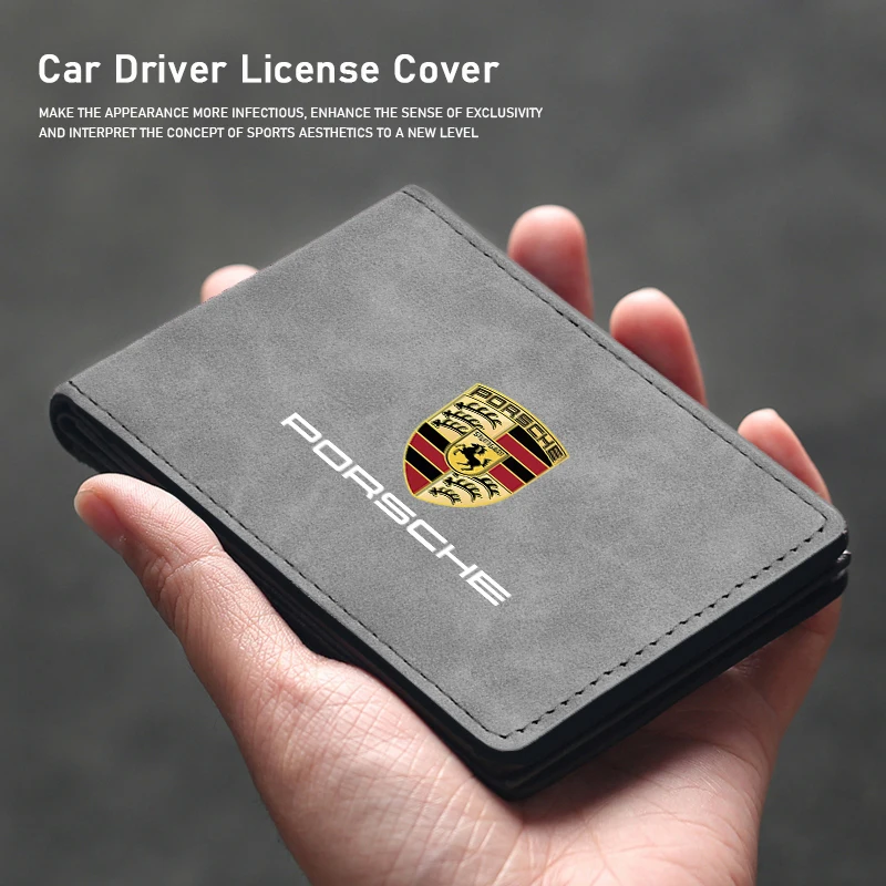 Сумка для кредитных карт для автомобильного водительского удостоверения, модель Porsche Cayman Panamera 911 918-Spyder 718 Gran Туризм Taycan 963