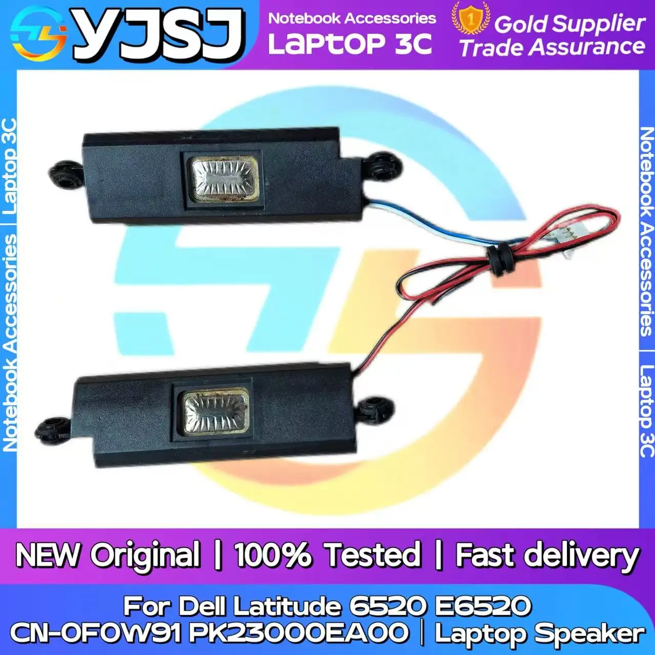 New Original Laptop Notebook Audio Speaker For Dell Latitude 6520 E6520 built-in speaker horn audio CN-0F0W91 PK23000EA00