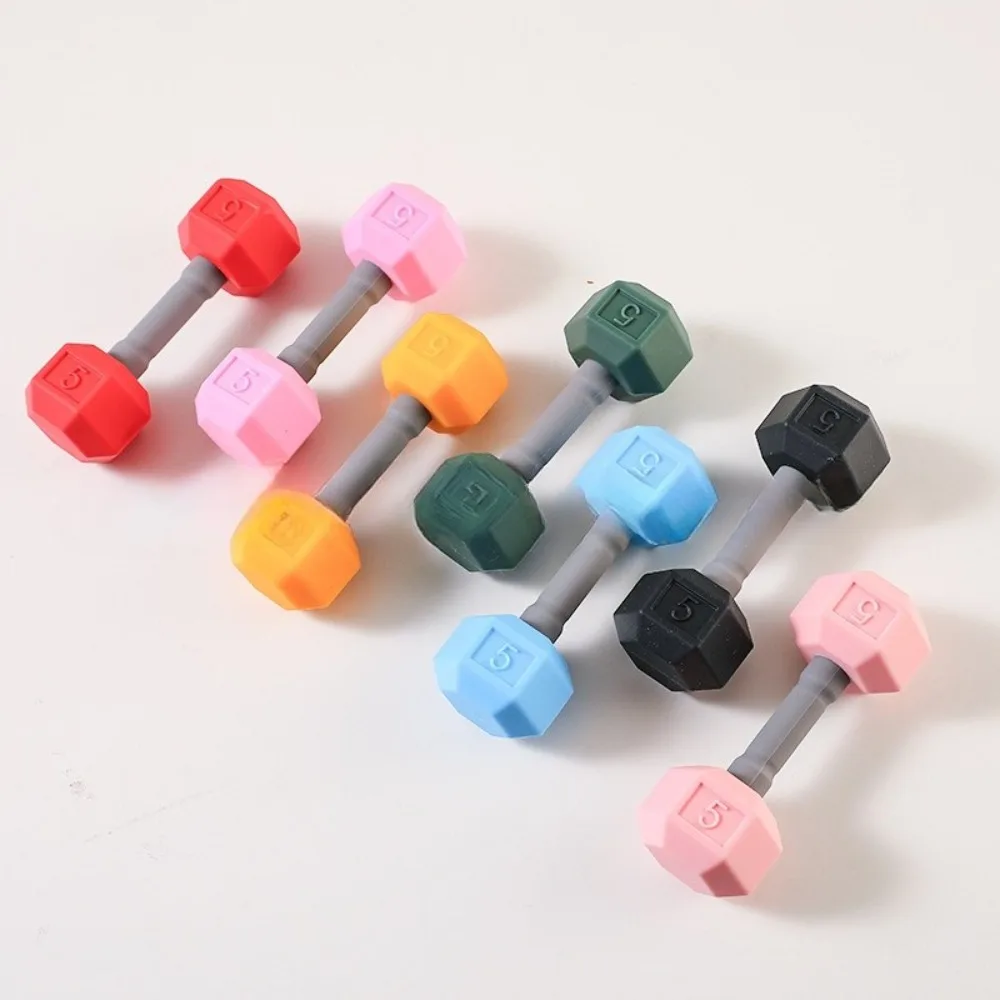 لعبة دمبل الأطفال مجموعة دمبل صغيرة للأطفال للياقة البدنية والتطوير البدني آمنة من السيليكون لعبة أوزان اليد للطفل #1