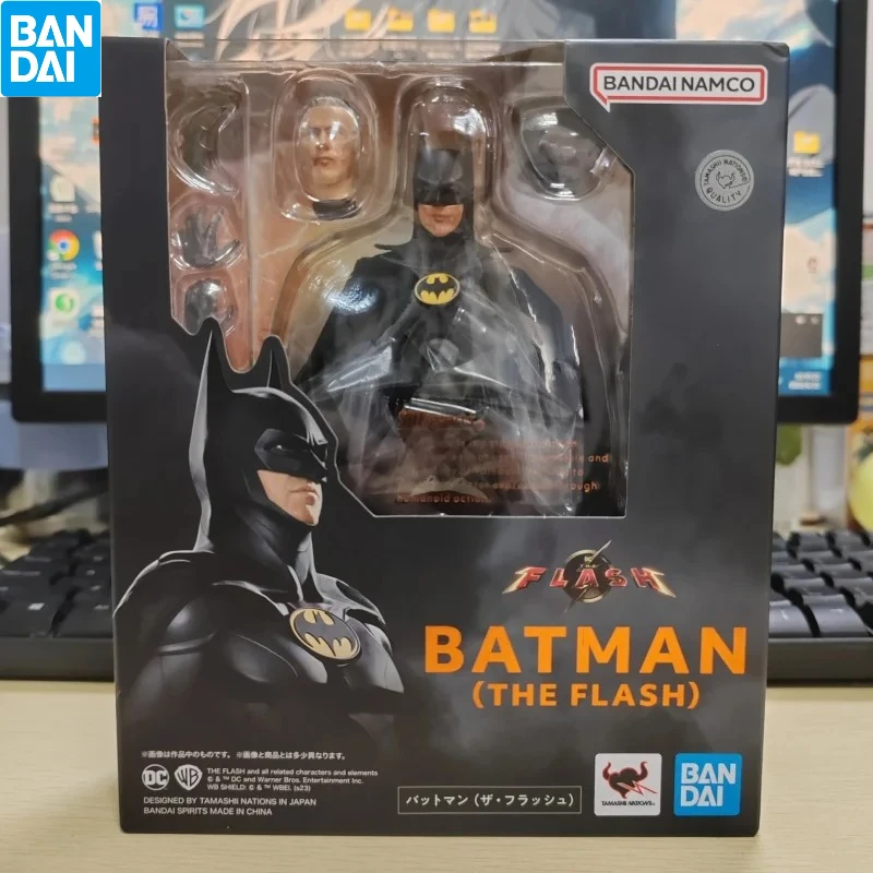 

Bandai Original (2023) S.H.Figuarts Batman Shf Майкл Китон Брюс Уэйн В наличии Фигурки Коллекция Модель Игрушки Подарки