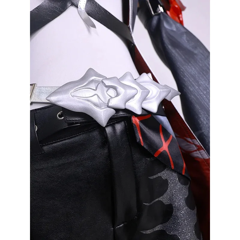 Acheron تأثيري خادمة الفرنسية زي هونكاي ستار السكك الحديدية كرنفال موحدة شعر مستعار أنيمي هالوين ازياء الرجال لعبة